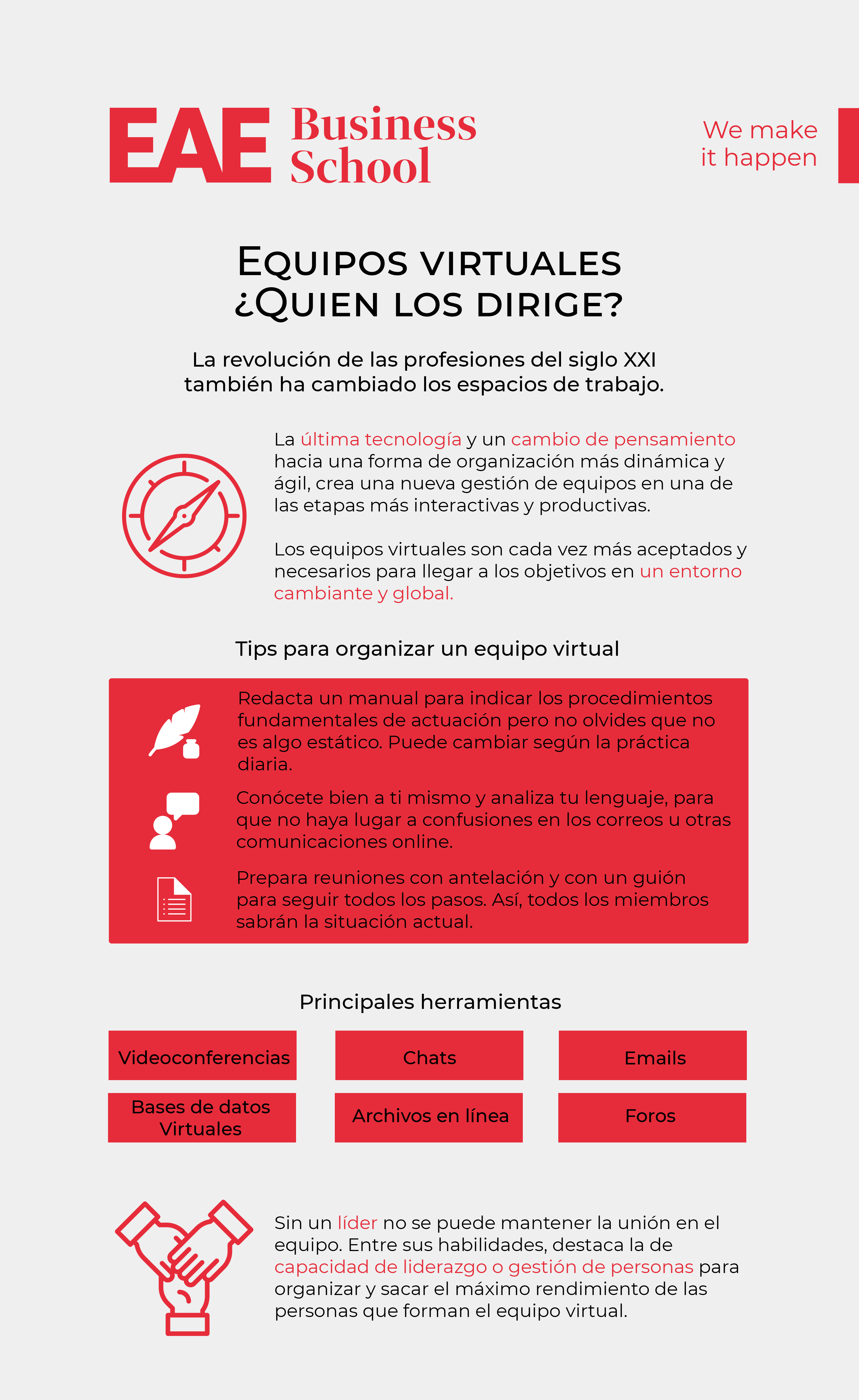 Equipos virtuales con el mismo rumbo: ¿quién los dirige?