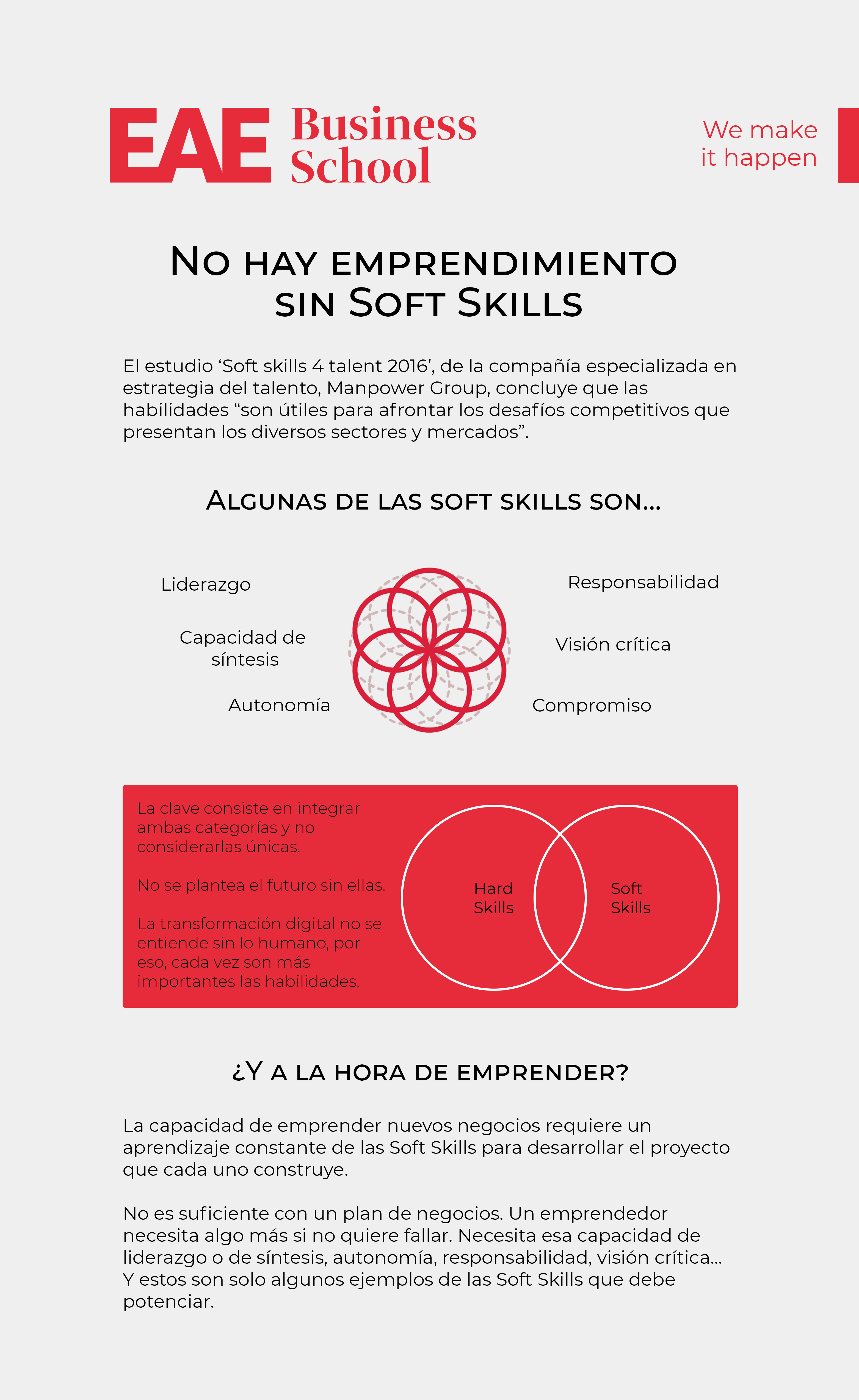 No hay emprendimiento sin 'Soft skills' 