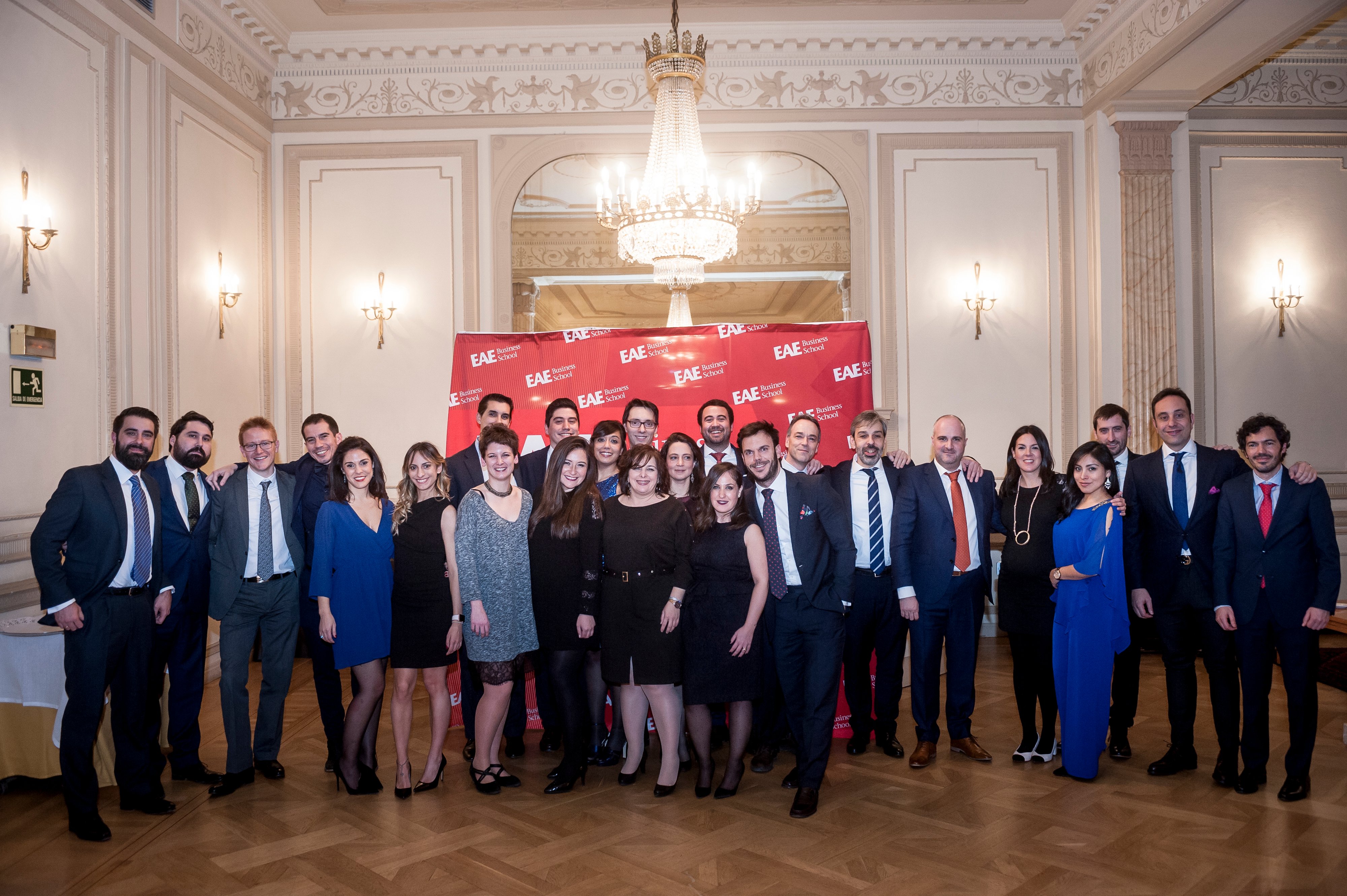 Students on the Executive MBA enjoy the grand finale of their training