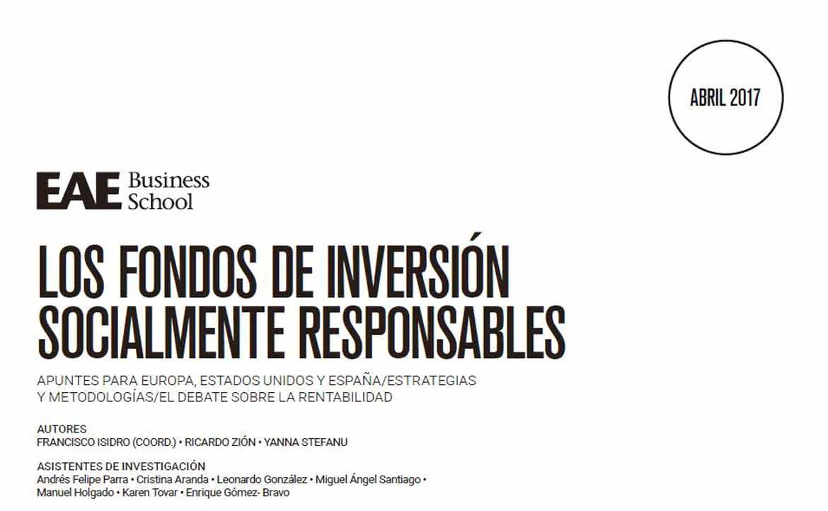 El volumen de fondos FISR gestionados en España asciende a 2.200.000 millones de euros