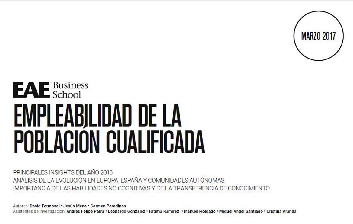 El desempleo entre las personas con un título de posgrado cae a tasas inferiores al 6% en 2016