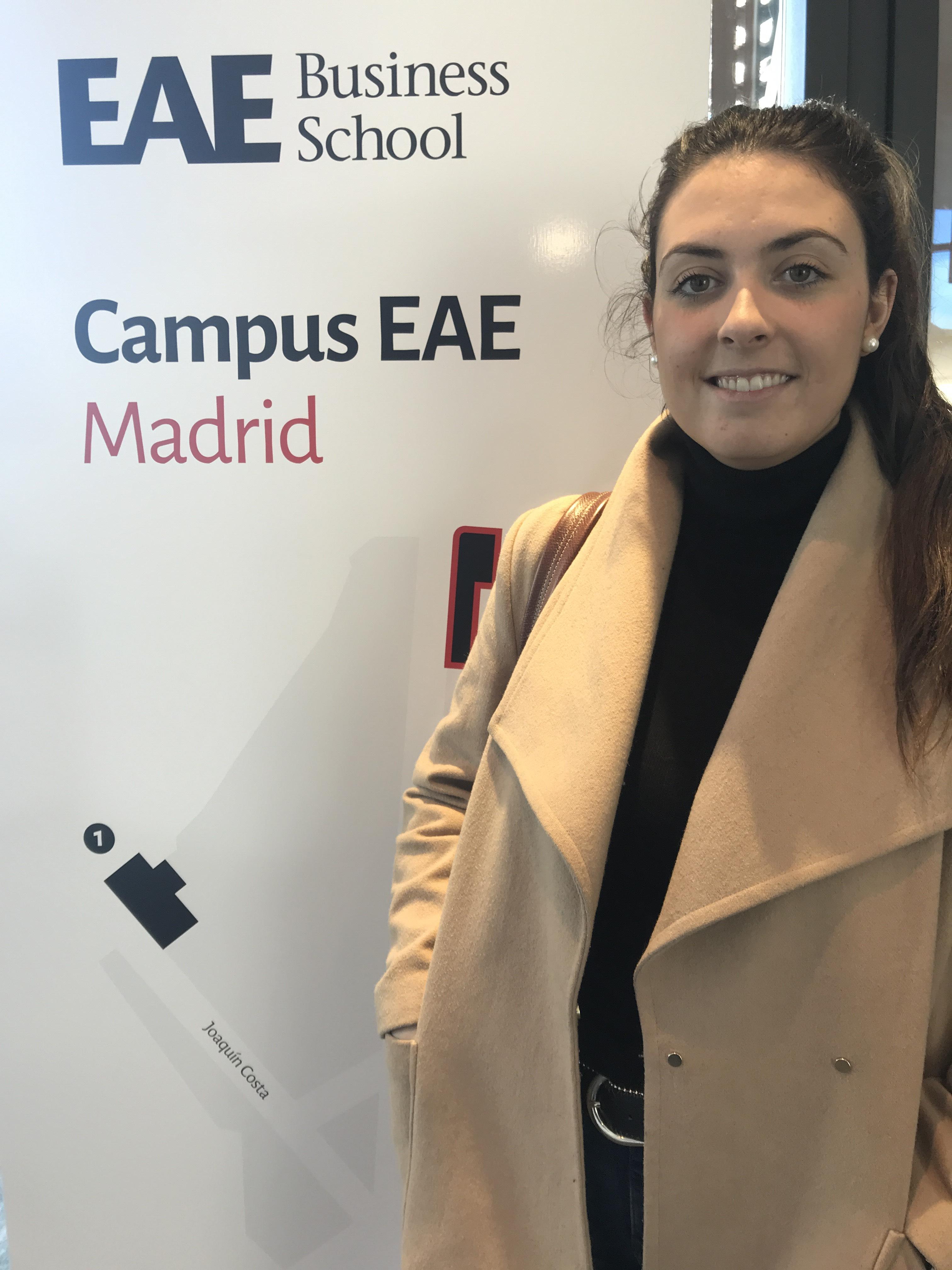 María Ruiz Contreras, alumna del Master International Business del Campus de Madrid