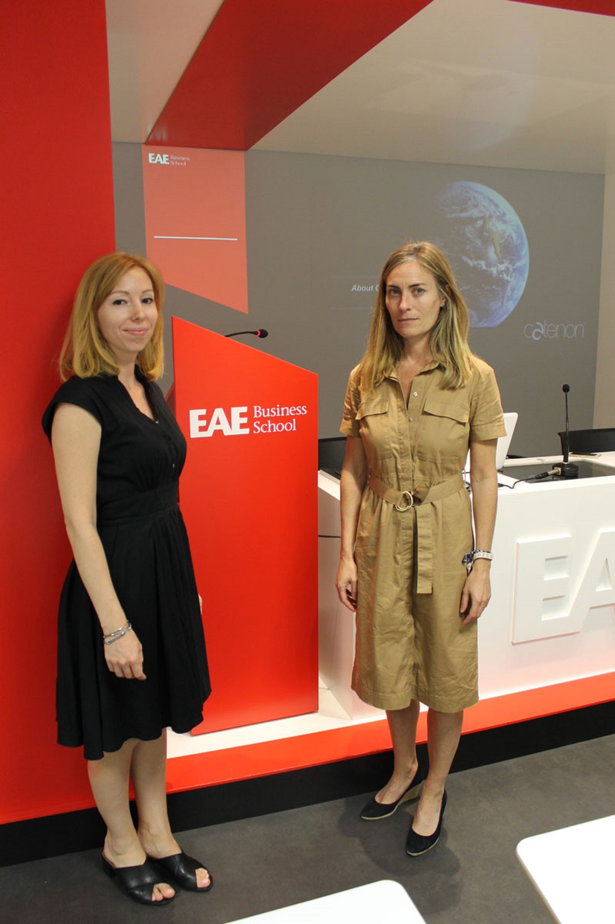 Ustaritz Bartolomé, the Hubs Operations Manager at Catenon, and Iulia Kalacheva, an International Recruitment Consultant and former student of EAE Business School