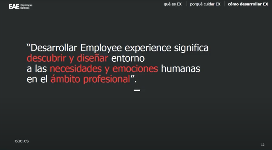 Desarrollar Employee Experience