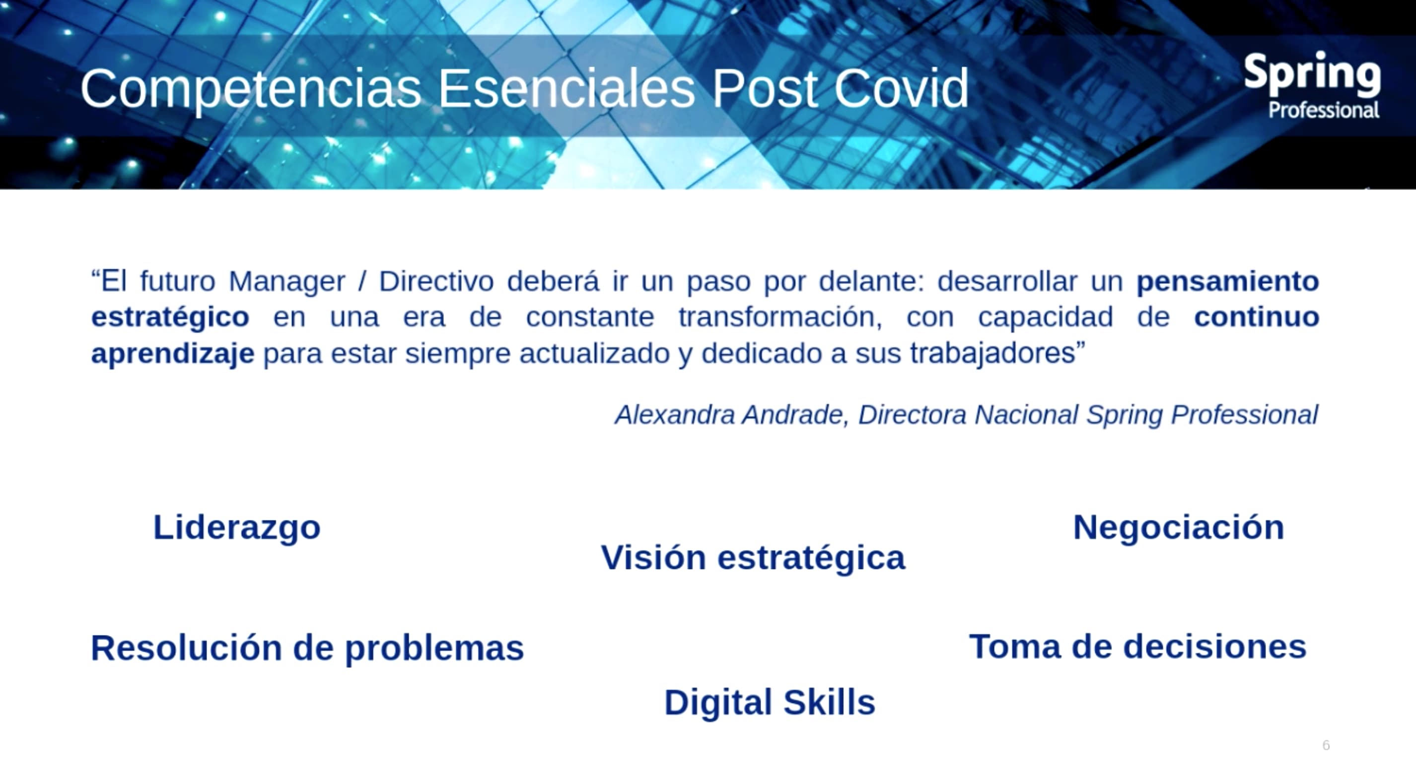 Competencias esenciales post covid