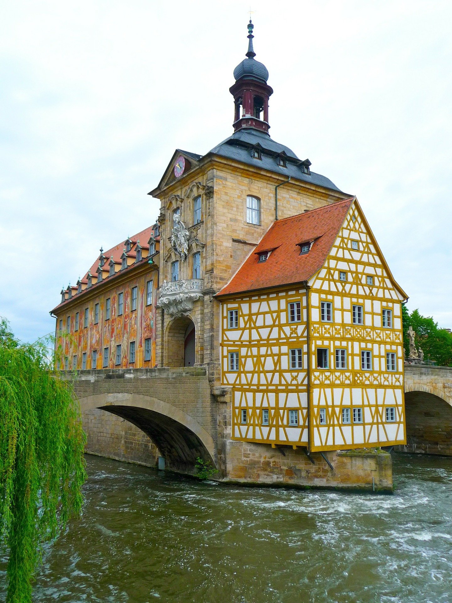 Rathaus, antiguo ayuntamiento de Bamberg.