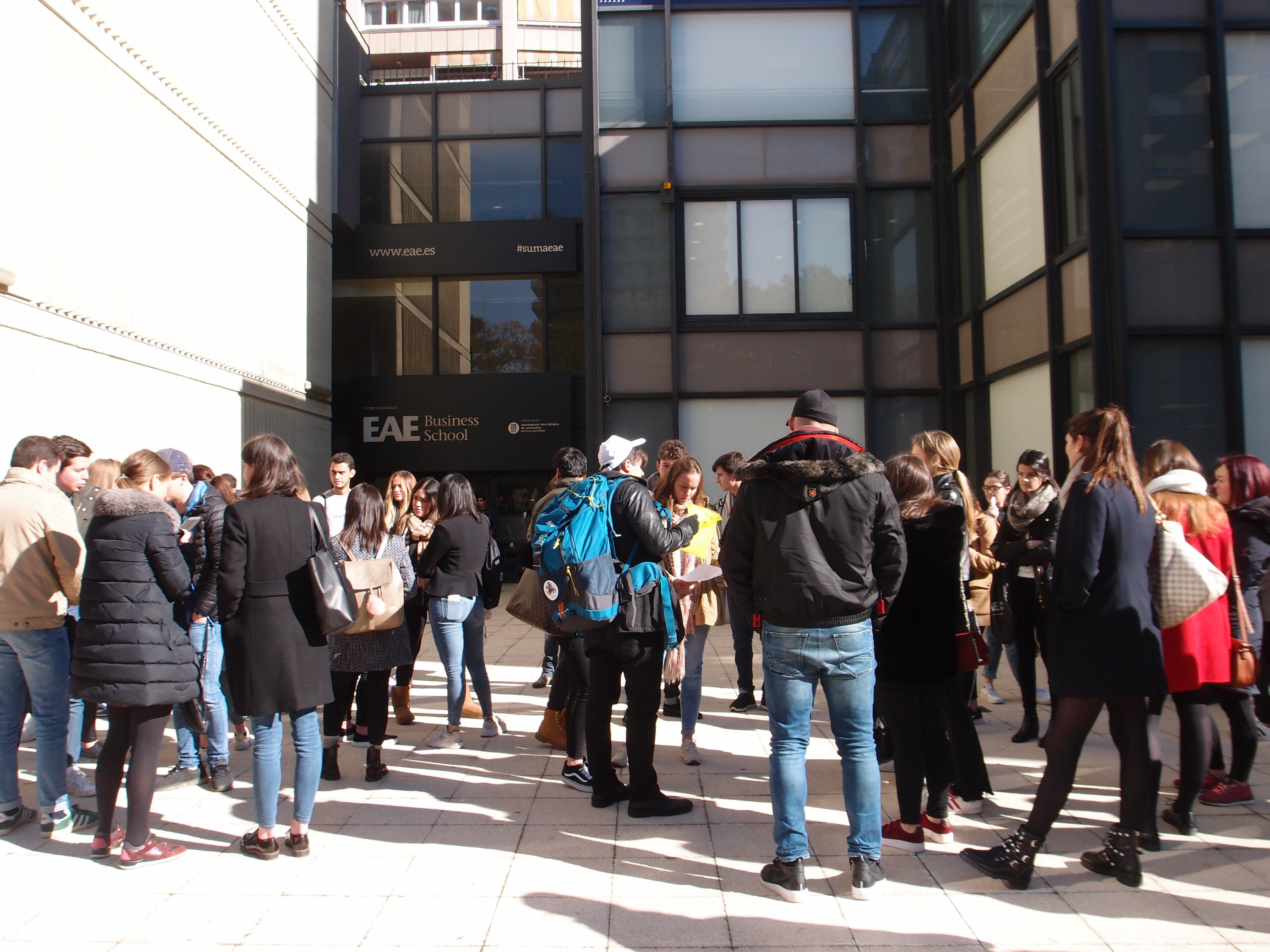 EAE welcomes the new Erasmus students on the Bachelor Degree in Business Administration and Management in Barcelona