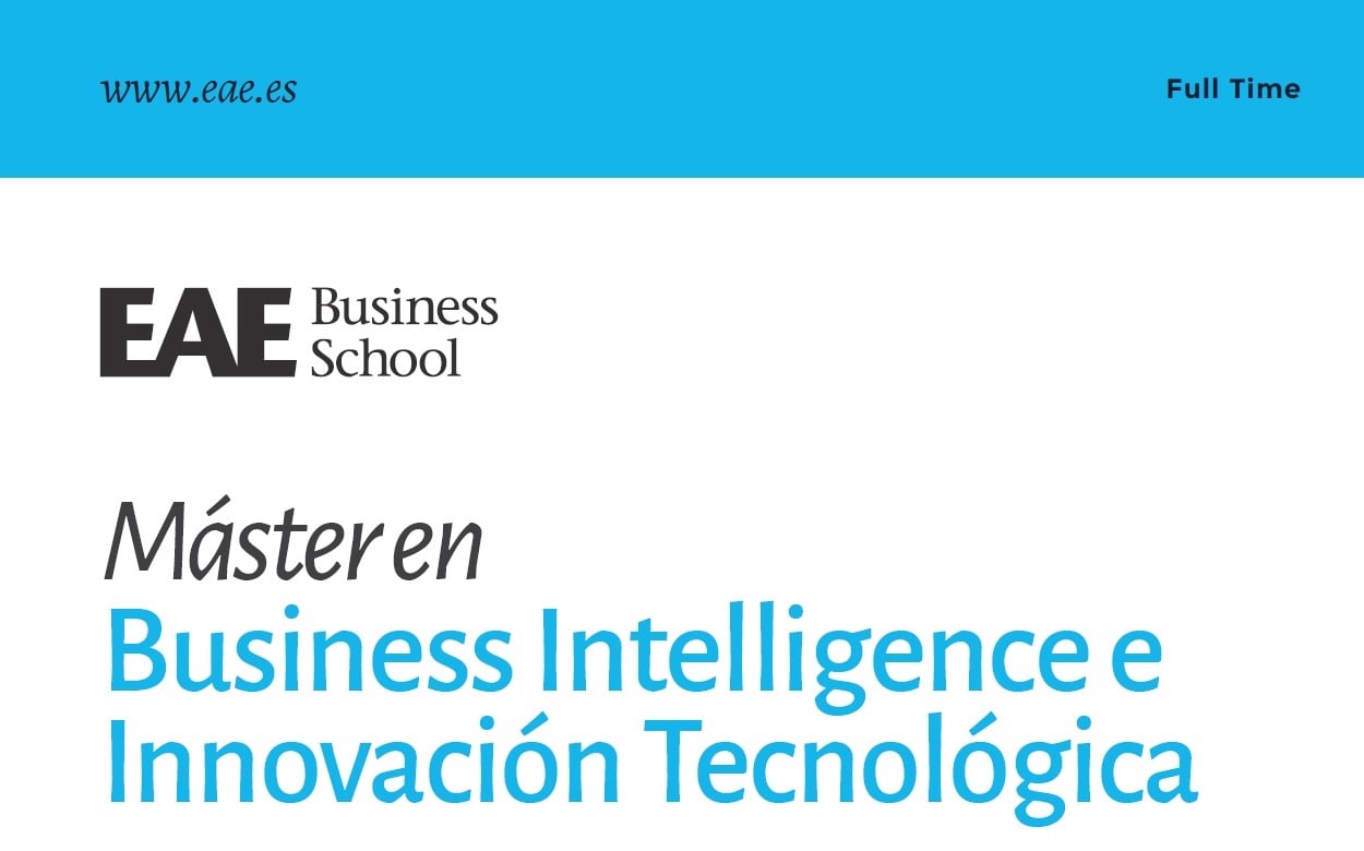 OpenBravo Certification and access to key software tools, the main new developments on EAE's Master in Business Intelligence