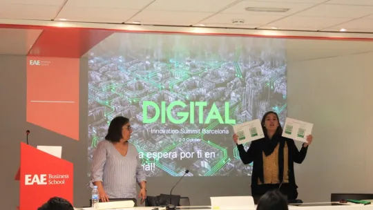 EAE students take part in a workshop organized by Schneider Electric