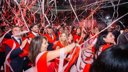Students graduating from EAE Business School