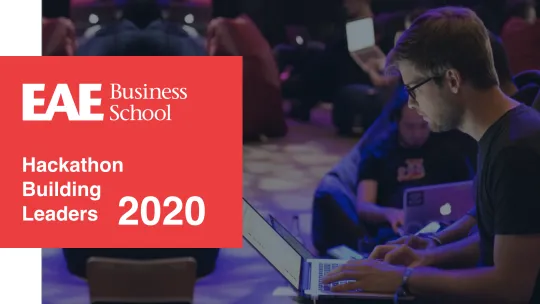 Flyer for the Building Leaders Hackathon 2020