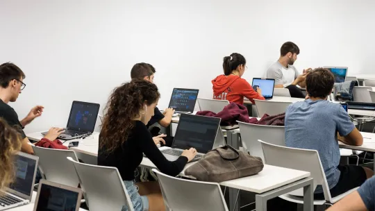 EAE Business School students in class