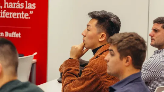 EAE Business School students in class