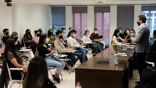 EAE Welcome: Image of students in the classroom