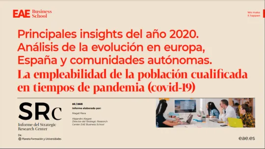 El desempleo de la población cualificada sube al 10% por el impacto de la pandemia, tras varios años de descenso