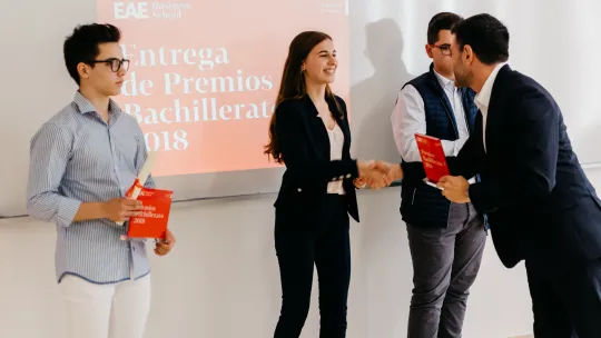 EAE entrega los Premios Bachillerato "Ideas para la Nueva Economía"