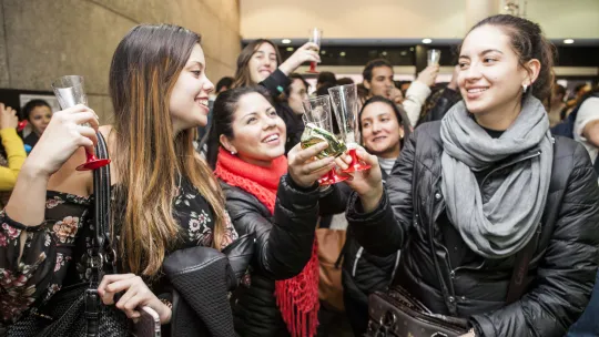 EAE raises a glass for Christmas with the students on Part-Time and Weekend programs