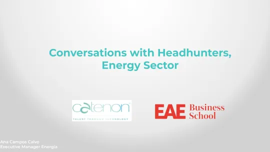 Flyer for the event | Which direction is the energy sector heading in Spain?