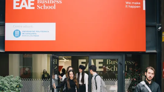 EAE Business School students in class