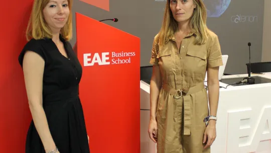 Ustaritz Bartolomé, the Hubs Operations Manager at Catenon, and Iulia Kalacheva, an International Recruitment Consultant and former student of EAE Business School