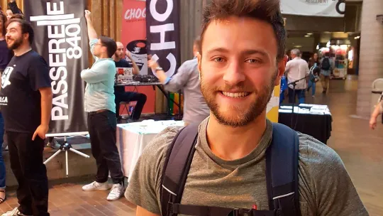 Emilio Corpas, student of the Degree in ADE of EAE