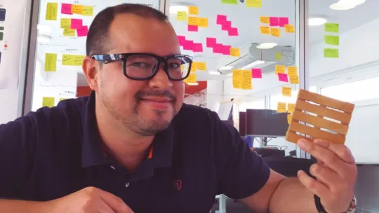 Photograph of EAE student, Cristian Ferreyra