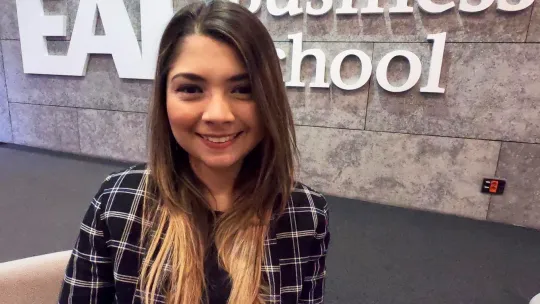 "With EAE, I will keep growing professionally by building my network of contacts", María Camila Martínez