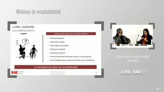 "La entrevista puede utilizarse para otras metas, más allá de la contratación"