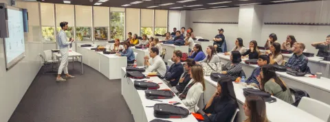 EAE students at class