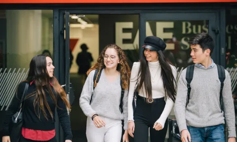 EAE Business School students in class