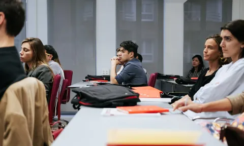 EAE Business School students in class