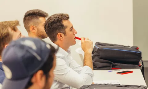 A call for talent - EAE Business School student in class