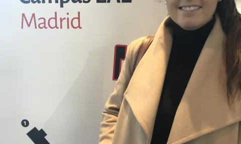 María Ruiz Contreras, a student on the Master in International Business at the Madrid Campus
