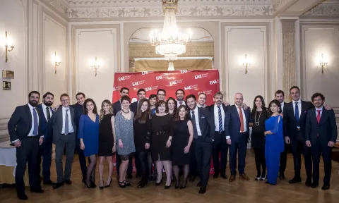 Students on the Executive MBA enjoy the grand finale of their training