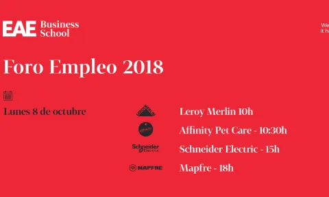 Última jornada del Foro Online de Empleo 2018: Conoce a Philips, Schneider y Mapfre, entre otros.