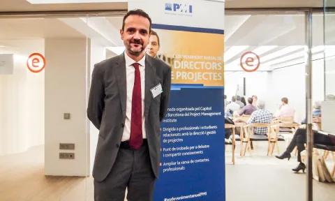 Marc Bara speaks at the latest Project Management Institute event