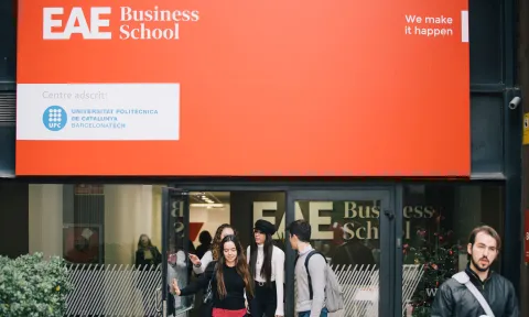 EAE Business School students in class