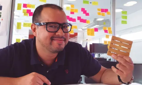 Photograph of EAE student, Cristian Ferreyra