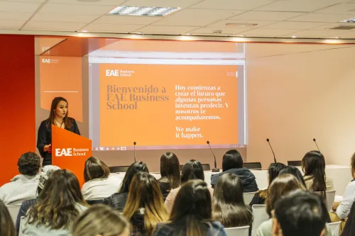 The Full-Time programs at the Madrid Campus hold the Welcome EAE event The Full-Time programs at the Madrid Campus hold the Welcome EAE event