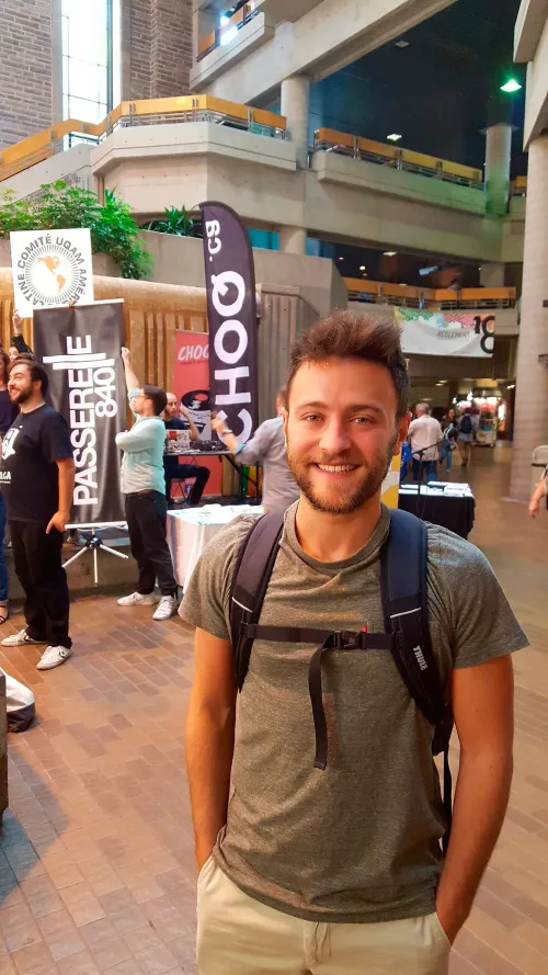 Emilio Corpas, student of the Degree in ADE of EAE
