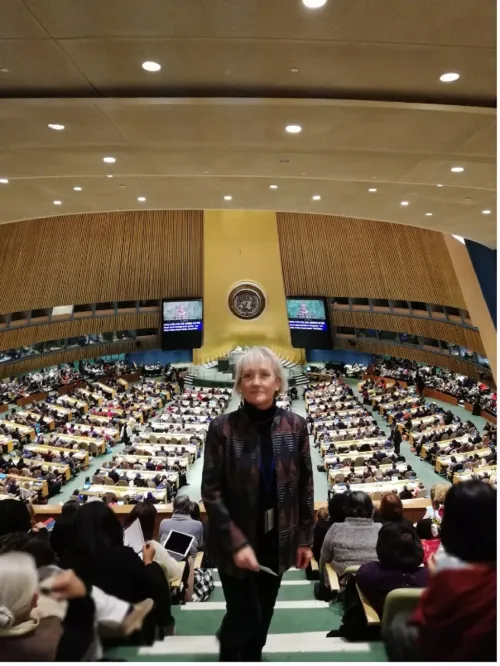 Marta González, speaker of the session